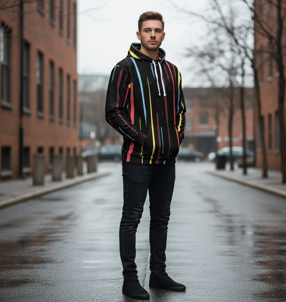 Neon Thread Unisex Hoodie