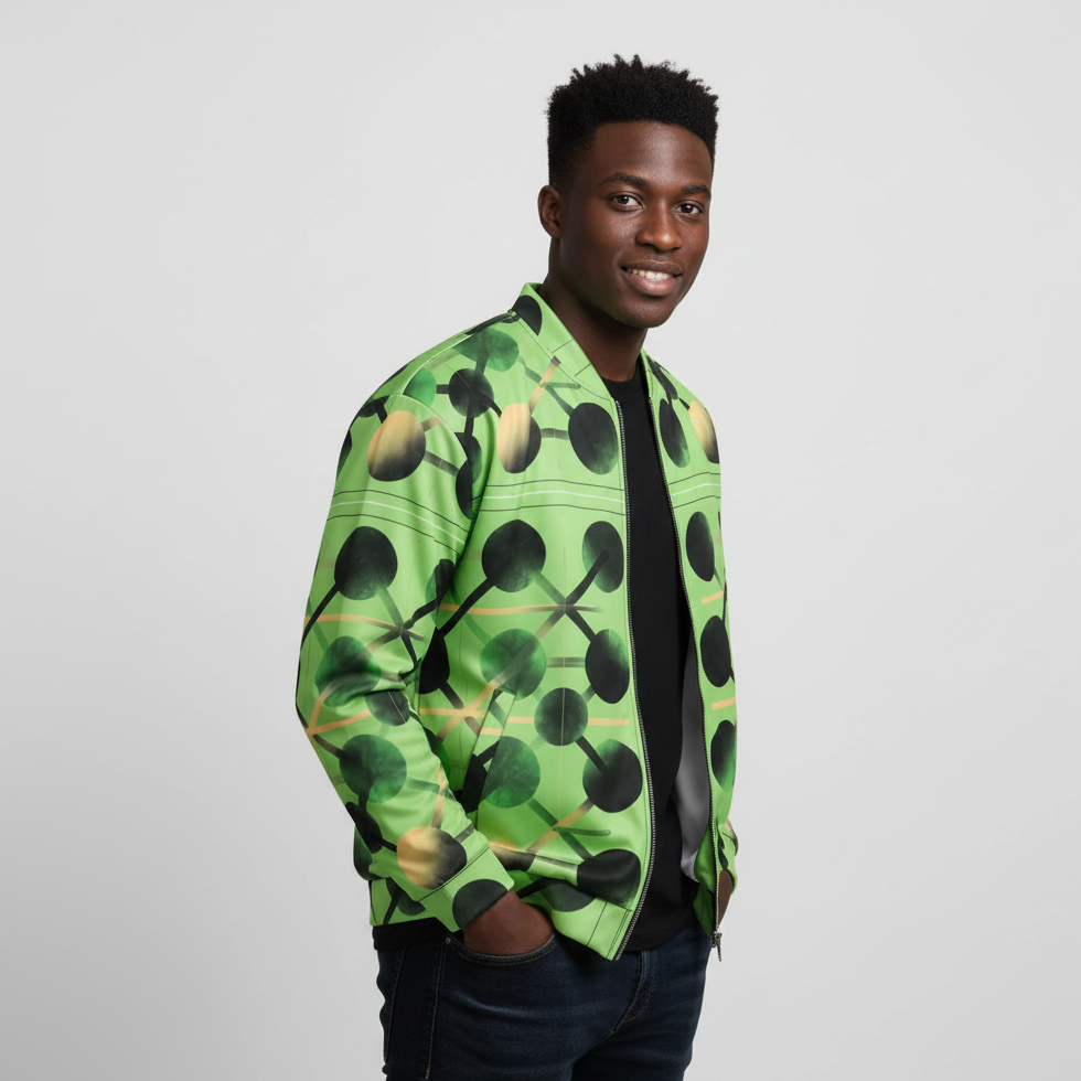 Pixel Frog Unisex Bomber Jacket