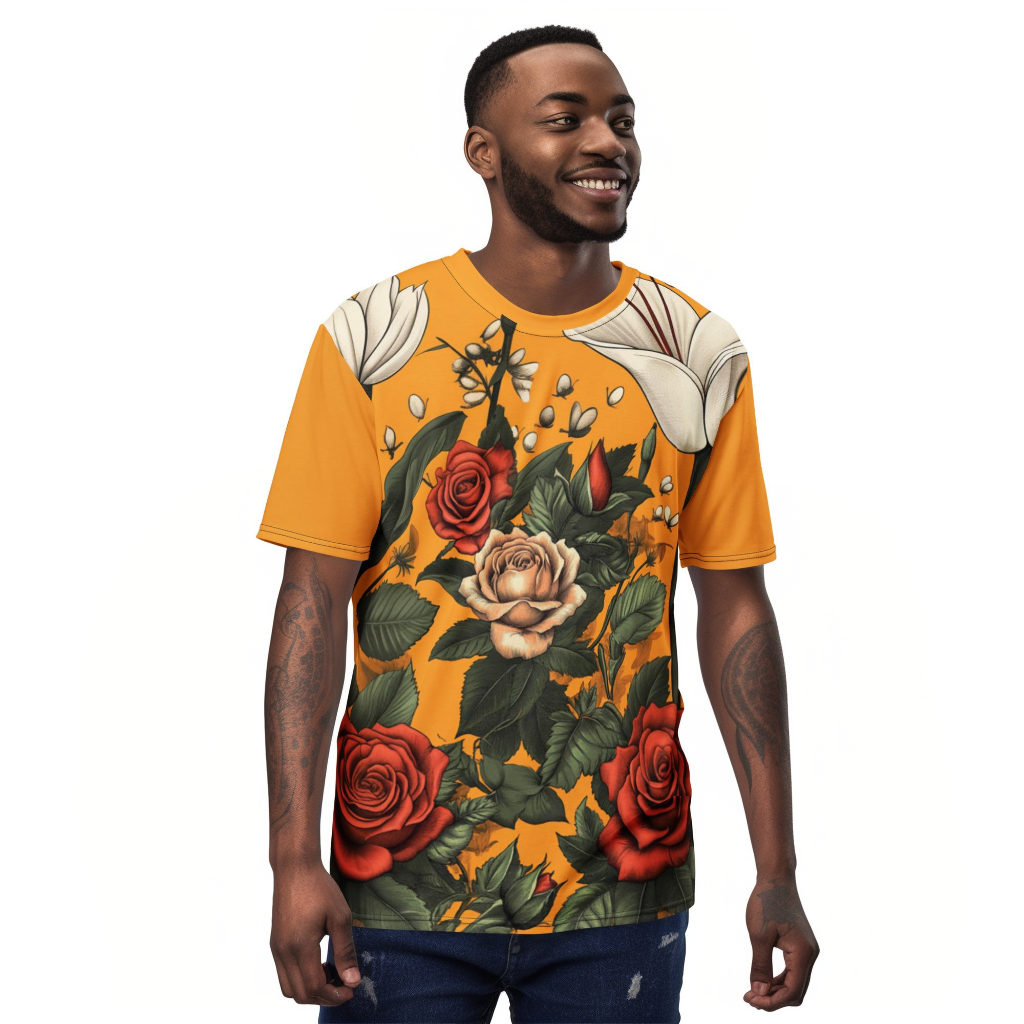 Mustard Rose Tee