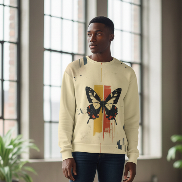 Butterfly Static Unisex Sweatshirt