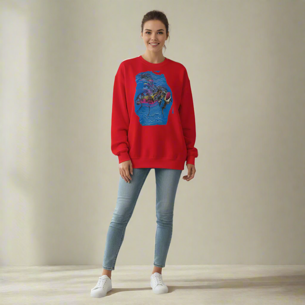Fly Glitch Unisex Sweatshirt
