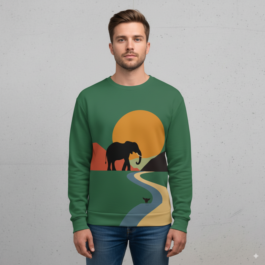Elephant Trail Unisex Sweatshirt