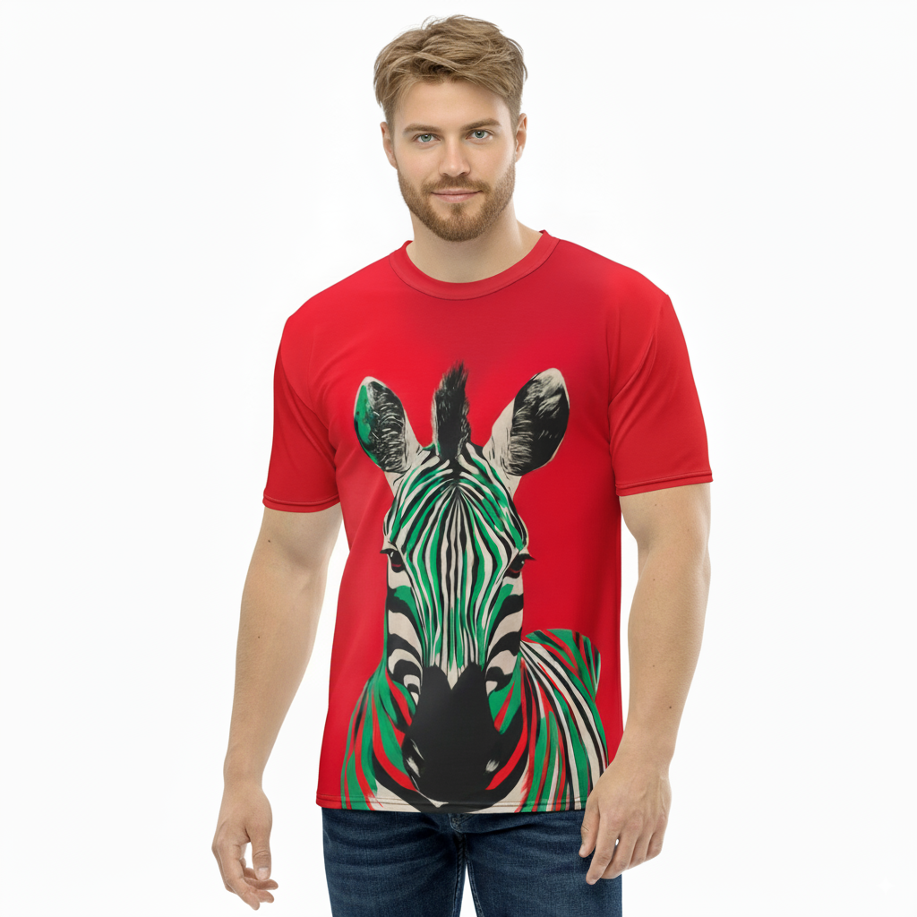 Funky Zebra Men's T-Shirt