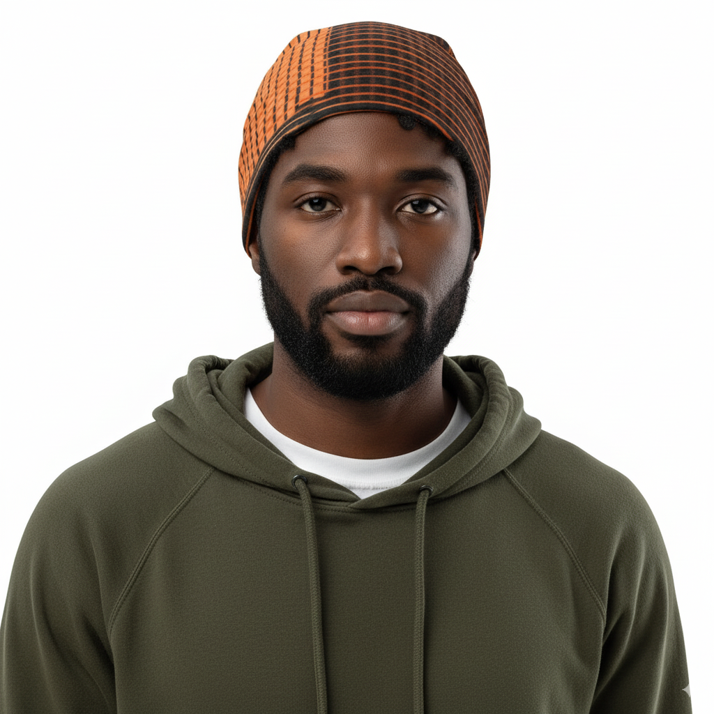 Burn Layer All-Over Print Beanie