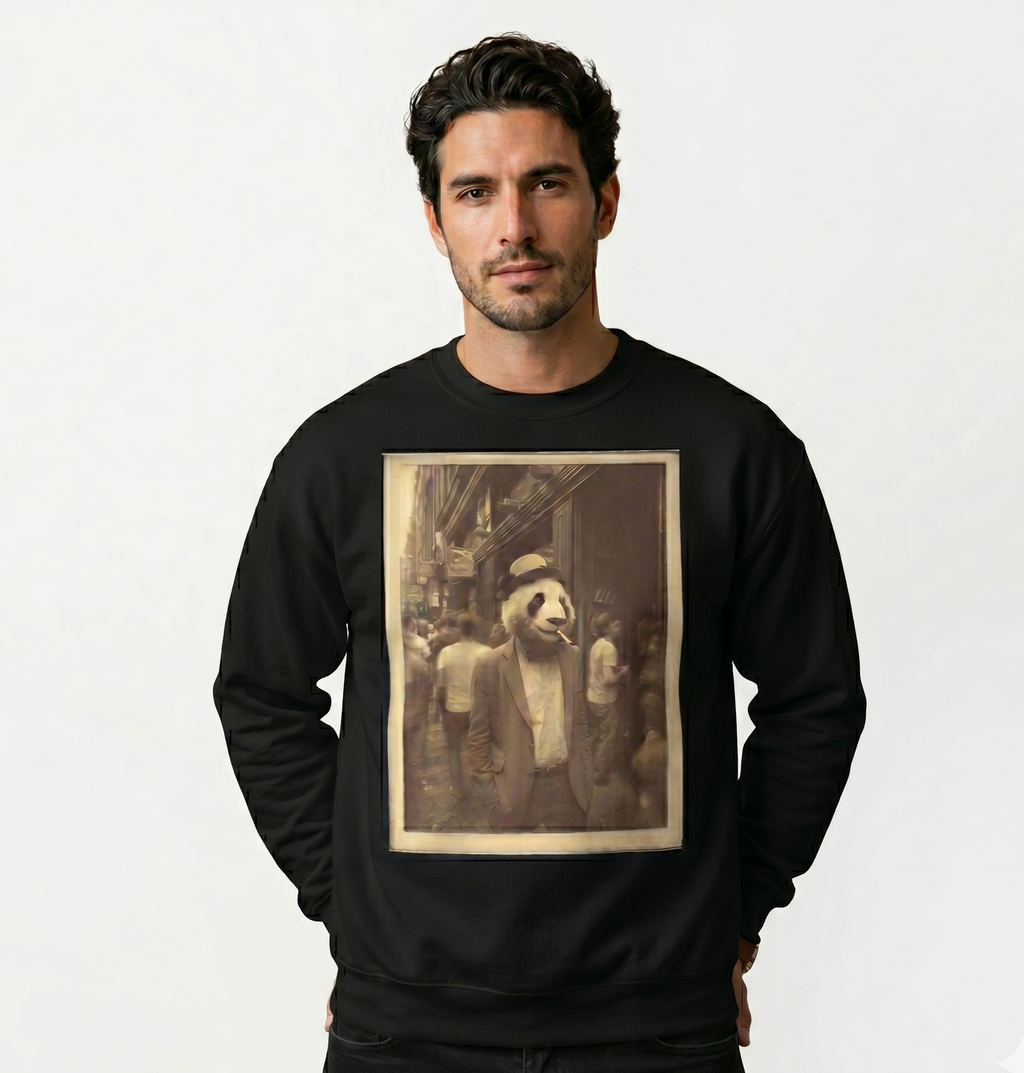 Panda Noir Unisex Sweatshirt
