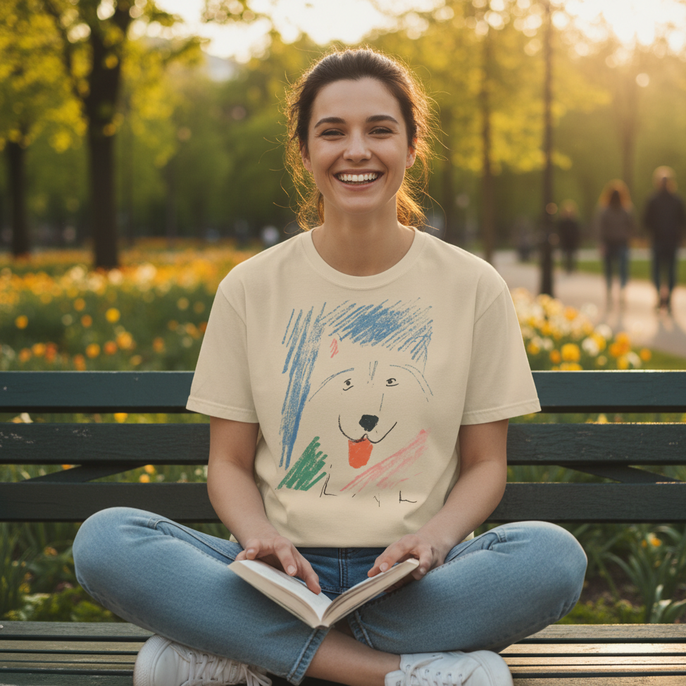 Sketch Dog Unisex T-Shirt